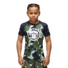 Tatami Kids MTP Green Camo Short Sleeve Rash Guard Tatami Kids MTP Green Camo Short Sleeve Rash Guard