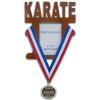 Wooden Karate Photo Frame Medal Display - (Item: 08447) Wooden Karate Photo Frame Medal Display - (Item: 08447)