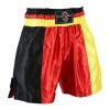 Boxing Competition Satin Training Shorts - Black/Yellow Boxing Competition Satin Training Shorts - Black/Yellow