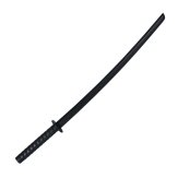 Black Polypropylene Full Contact Odachi Long Bokken - 45.7"