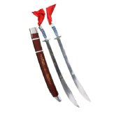 Wushu Double Flexible Broadsword W/ Scabbard - PRE ORDER