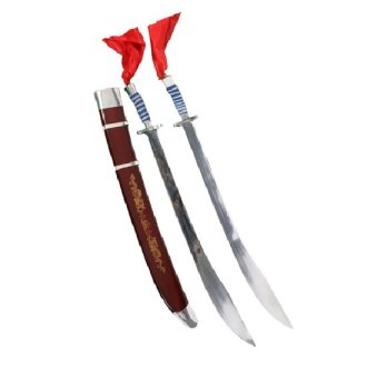 Wushu Double Flexible Broadsword W/ Scabbard - PRE ORDER