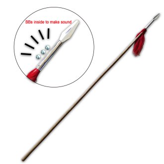 Wushu Waxwood Single Spear head Stick (With Ball Bearings) - 78"
