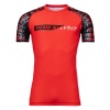 Tatami Mens No Gi Uncover Short Sleeve Rash Guard - Red Tatami Mens No Gi Uncover Short Sleeve Rash Guard - Red