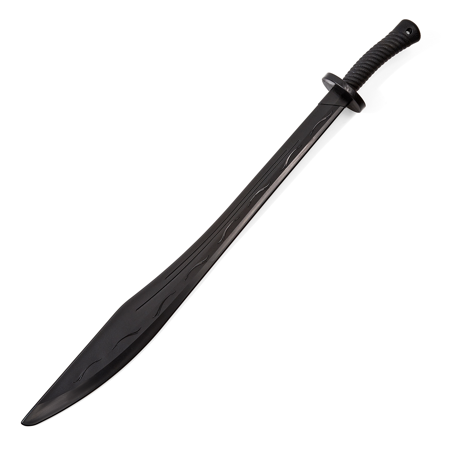 Black Polypropylene Kung Fu BroadSword - 37\"- TT - PRE ORDER
