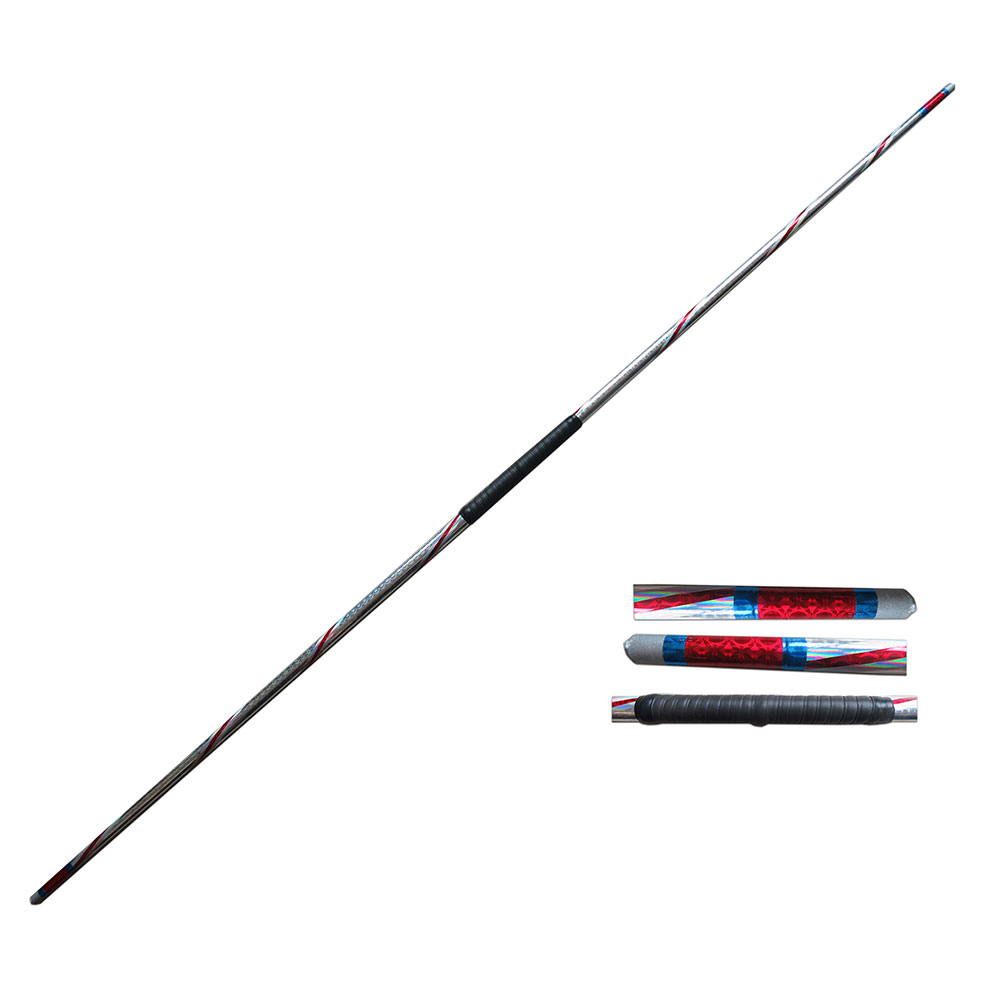 Chrome Competition Silver Elite Ultra Light Grip Bo Staff - 72\"