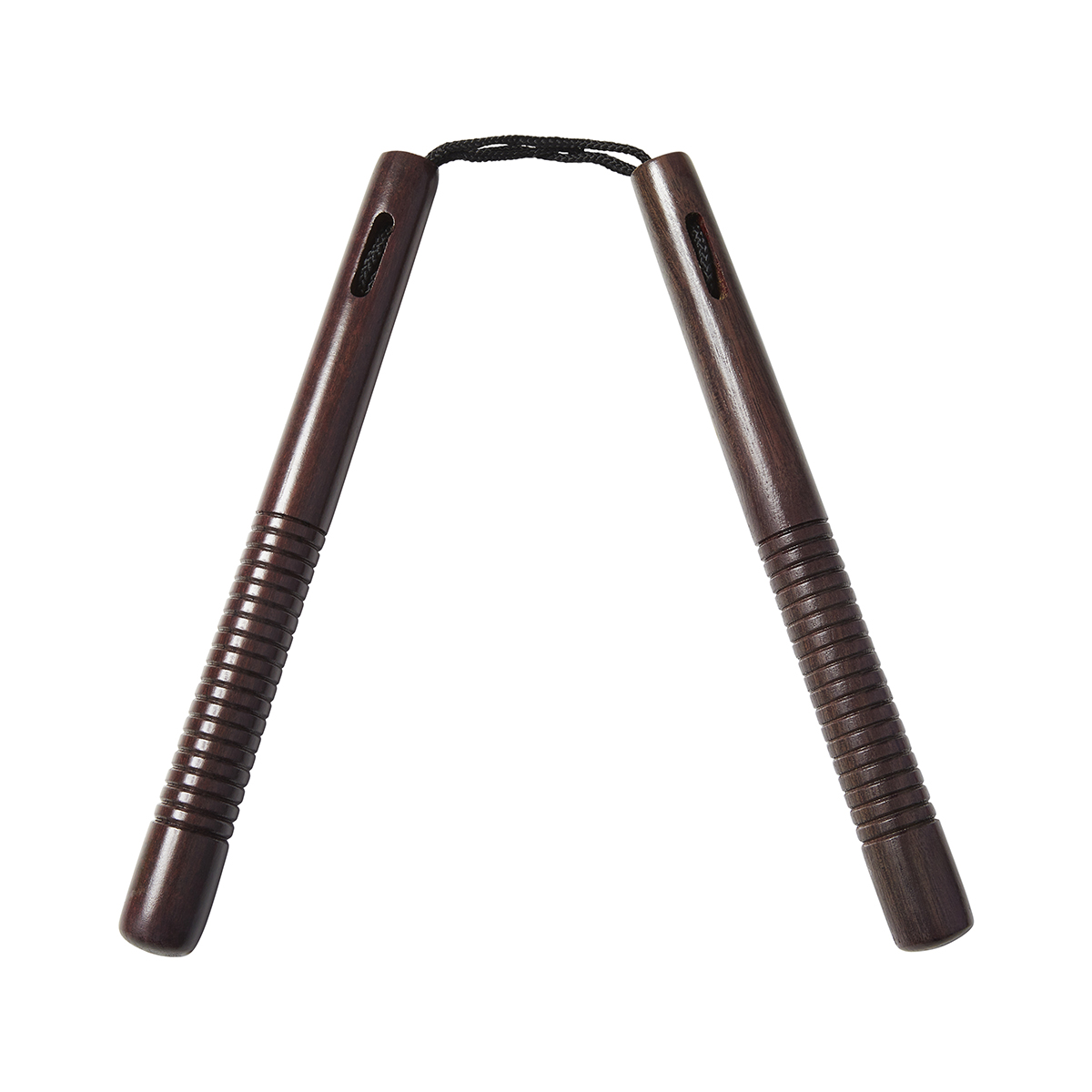 Deluxe Purple Heart Wooden Nunchucks With Cord - PRE ORDER